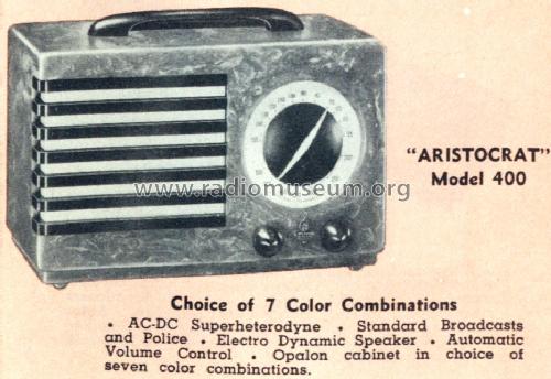 FC400 Aristocrat Ch= FC; Emerson Radio & (ID = 1408198) Radio