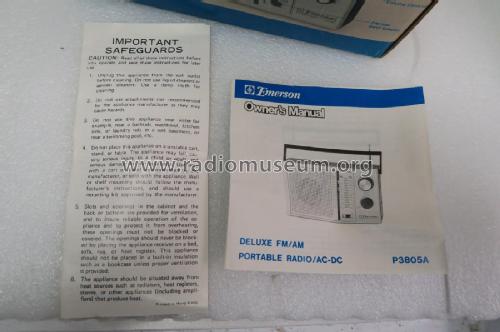 FM/AM 2 Band AC/DC P3805A; Emerson Radio & (ID = 2336466) Radio