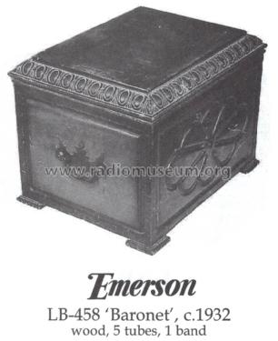 LB458 ; Emerson Radio & (ID = 1412679) Radio