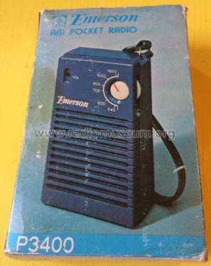 P3400; Emerson Radio & (ID = 1759421) Radio
