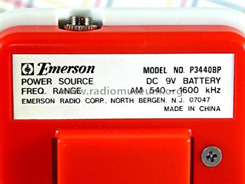 P3440BP; Emerson Radio & (ID = 2231308) Radio