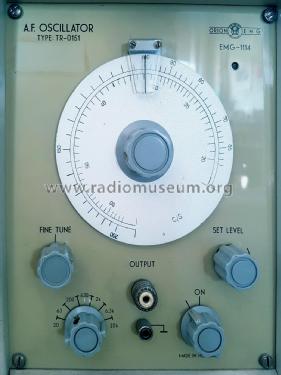 AF Oscillator 1114 / TR-0151; EMG, Orion-EMG, (ID = 2578624) Equipment