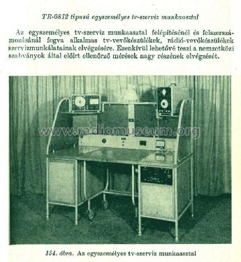 TV szervíz munkasztal / TV service desk TR-0812; Hiradástechnika (ID = 2641173) Equipment