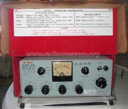 Microphone Mixing Amplifier OBA1; EMI E.M.I. Australia (ID = 2405899) Ampl/Mixer