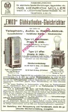 Glühkathoden-Gleichrichter L/t; EMKO A/S; København (ID = 844883) Power-S