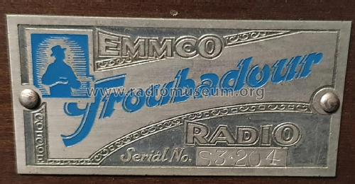 Troubadour 7 A.C.7; Emmco Sydney (ID = 2631348) Radio