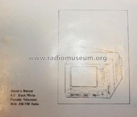 Mini Portable B/W TV with AM/FM Radio BTWR-500; Emperor Electronics (ID = 1955683) TV Radio