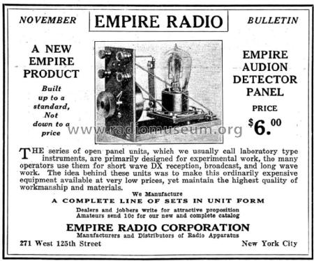 Detector ; Empire Radio Corp.; (ID = 995164) mod-pre26