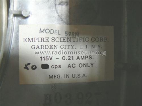 Troubador 598N; Empire Scientific (ID = 275102) R-Player