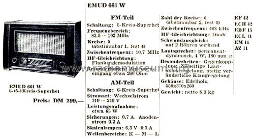 661W; Emud, Ernst Mästling (ID = 2799080) Radio