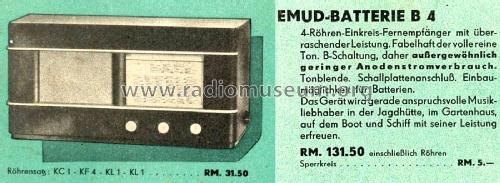 B4; Emud, Ernst Mästling (ID = 2398736) Radio