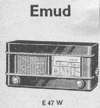 E47W; Emud, Ernst Mästling (ID = 377253) Radio