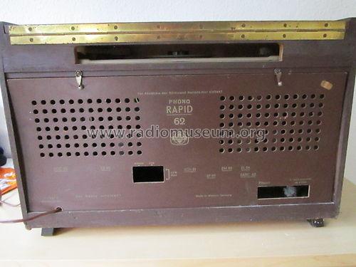 Phono Rapid 62; Emud, Ernst Mästling (ID = 1271654) Radio