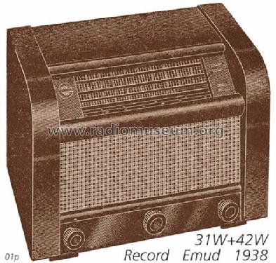 Record 42-GW; Emud, Ernst Mästling (ID = 707801) Radio