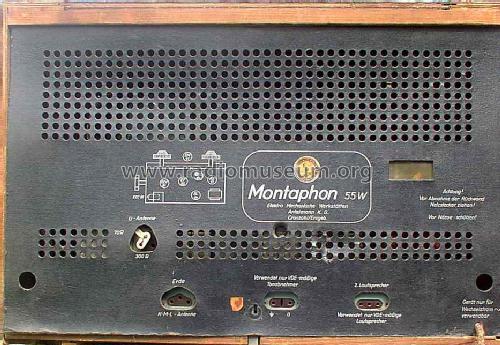 Montaphon 55; EMW Elektro- (ID = 355153) Radio