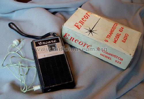 6 Transistor 624; Encore brand (ID = 1234873) Radio