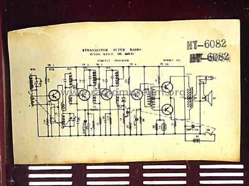 Deluxe Six Transistor HT-6082 ; Encore brand (ID = 2634924) Radio