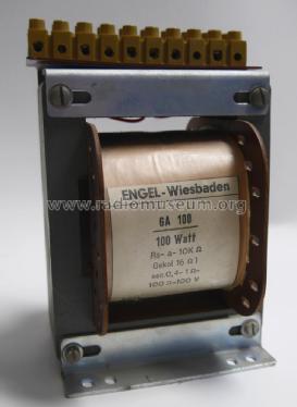 Gegentakt Ausgangsübertrager GA100; Engel GmbH FEM, HSGM (ID = 2529109) Radio part