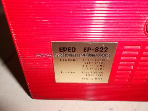 2 Band - 8 Transistor EP-822; EPEO brand (ID = 2340902) Radio