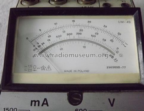 Multimeter UM-4B; ERA; Warschau (ID = 1439222) Equipment