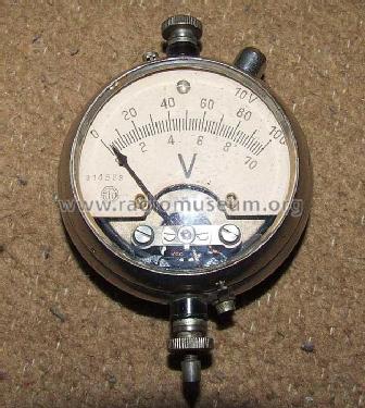 Taschenvoltmeter 10 V / 100 V; Guggenheimer, Dr.S., (ID = 505552) Equipment