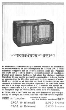 19; Erga; Namur (ID = 1674565) Radio