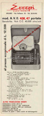 Analizzatore A.V.O. 40K; Errepi Electronic S. (ID = 2733002) Equipment