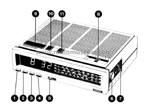 Clock Radio TR1321 /00 /03 /04 /05 /06 /08 /13 /16 /19 /22; Philips; Eindhoven (ID = 1367266) Radio