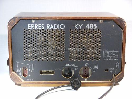 KY485; Erres, Van der Heem (ID = 197871) Radio