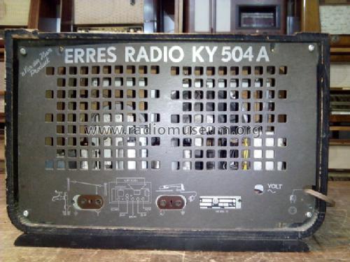 KY504A; Erres, Van der Heem (ID = 1665836) Radio