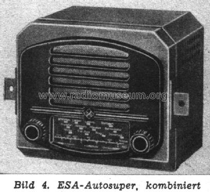 Autosuper ; ESA, Messgerätebau; (ID = 809313) Car Radio