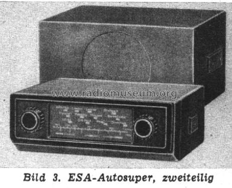 Autosuper ; ESA, Messgerätebau; (ID = 809314) Car Radio
