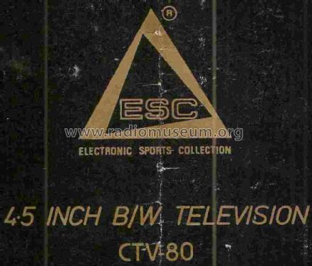 CTV-80; ESC, Electronic (ID = 1046196) Television