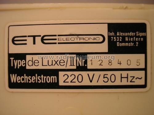 UHF deLuxe deLuxe/II; ETE Electronics; (ID = 1974519) Adattatore