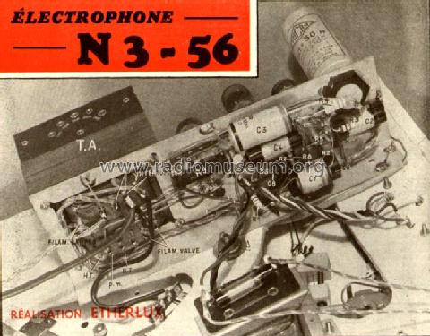 Electrophone N-3-56; Etherlux-Radio; (ID = 499407) Enrég.-R