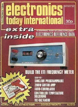 Frequency Meter ; ETI - Electronics (ID = 1104364) Equipment