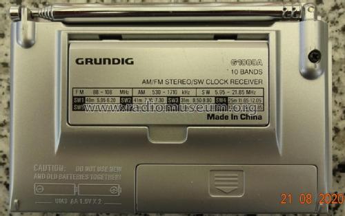 Grundig 10 Bands World Receiver G1000A; Etón Corp, Lextronix (ID = 2561048) Radio