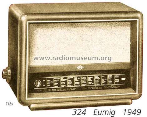 324-GW; Eumig, Elektrizitäts (ID = 1586) Radio