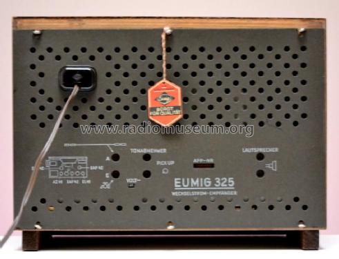 325 ; Eumig, Elektrizitäts (ID = 1968668) Radio