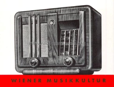 449WE Type 1939; Eumig, Elektrizitäts (ID = 490710) Radio