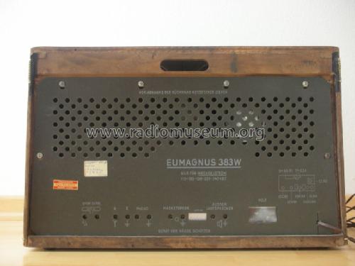 Eumagnus 383W; Eumig, Elektrizitäts (ID = 1251230) Radio