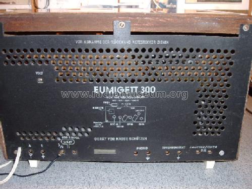 Eumigett 300 387W ; Eumig, Elektrizitäts (ID = 301235) Radio