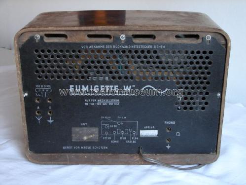 Eumigette 382W ; Eumig, Elektrizitäts (ID = 508066) Radio