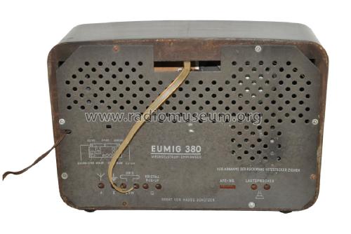 Eumigo 380W; Eumig, Elektrizitäts (ID = 1870252) Radio
