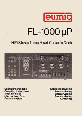FL-1000µP; Eumig, Elektrizitäts (ID = 580052) R-Player