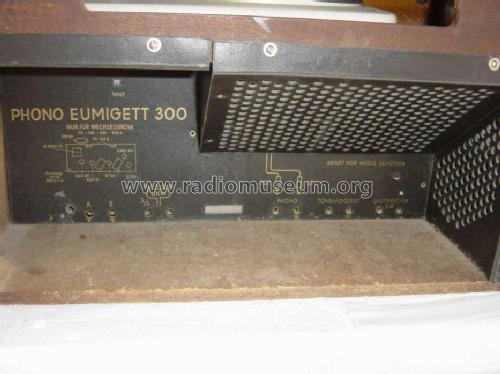 Phono-Eumigett 300 388W ; Eumig, Elektrizitäts (ID = 192728) Radio