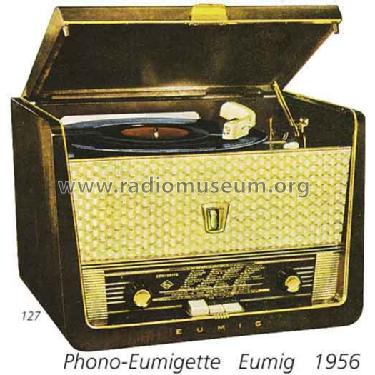 Phono-Eumigette 384W; Eumig, Elektrizitäts (ID = 1589) Radio