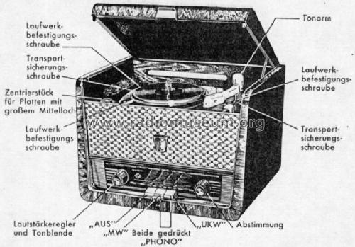 Phono-Eumigette 384W ; Eumig, Elektrizitäts (ID = 6332) Radio