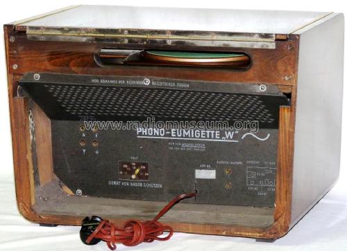 Phono-Eumigette 384W; Eumig, Elektrizitäts (ID = 1546383) Radio