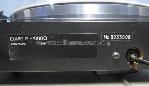 PL-1000 Q; Eumig, Elektrizitäts (ID = 2506448) R-Player